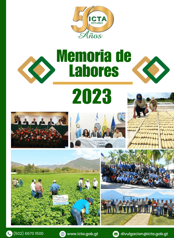 Portada Memoria Labores 2023 ICTA